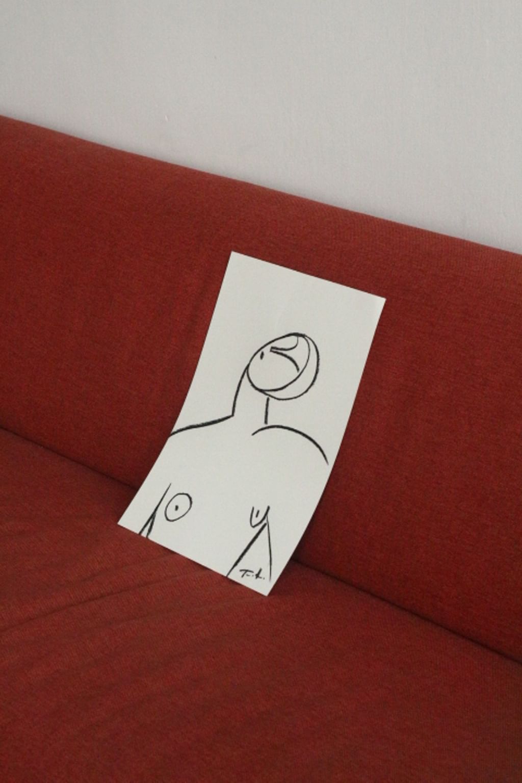 Rysunek z serii "WYDECH" No3