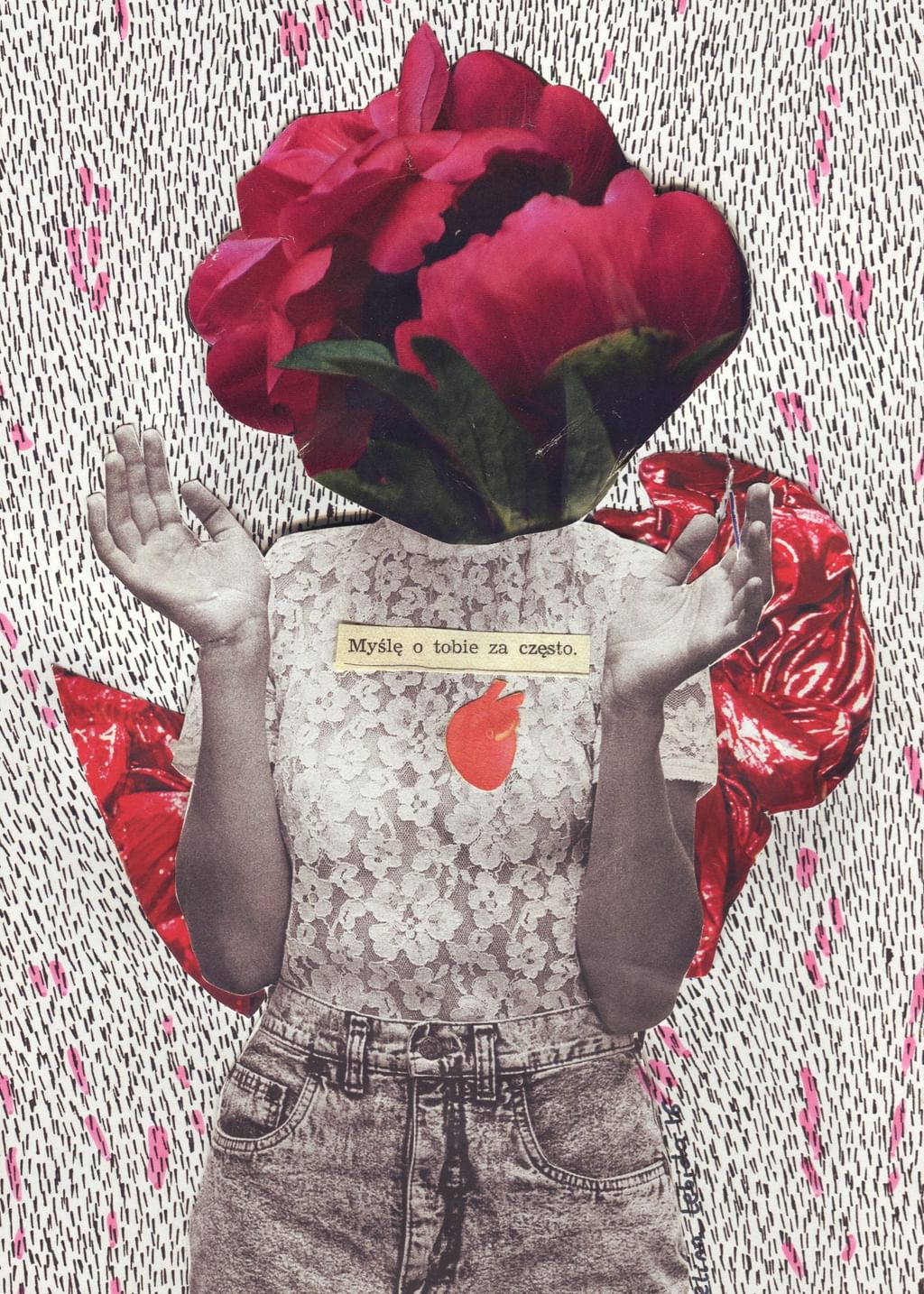 Plakat MYŚLĘ O TOBIE 