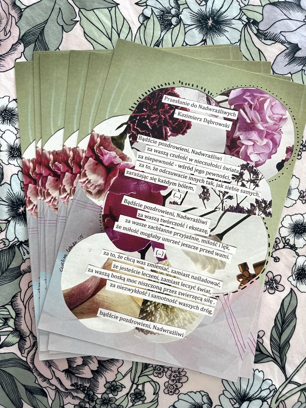 Wydruk Art Mat 15 x 23 cm NADWRAŻLIWI