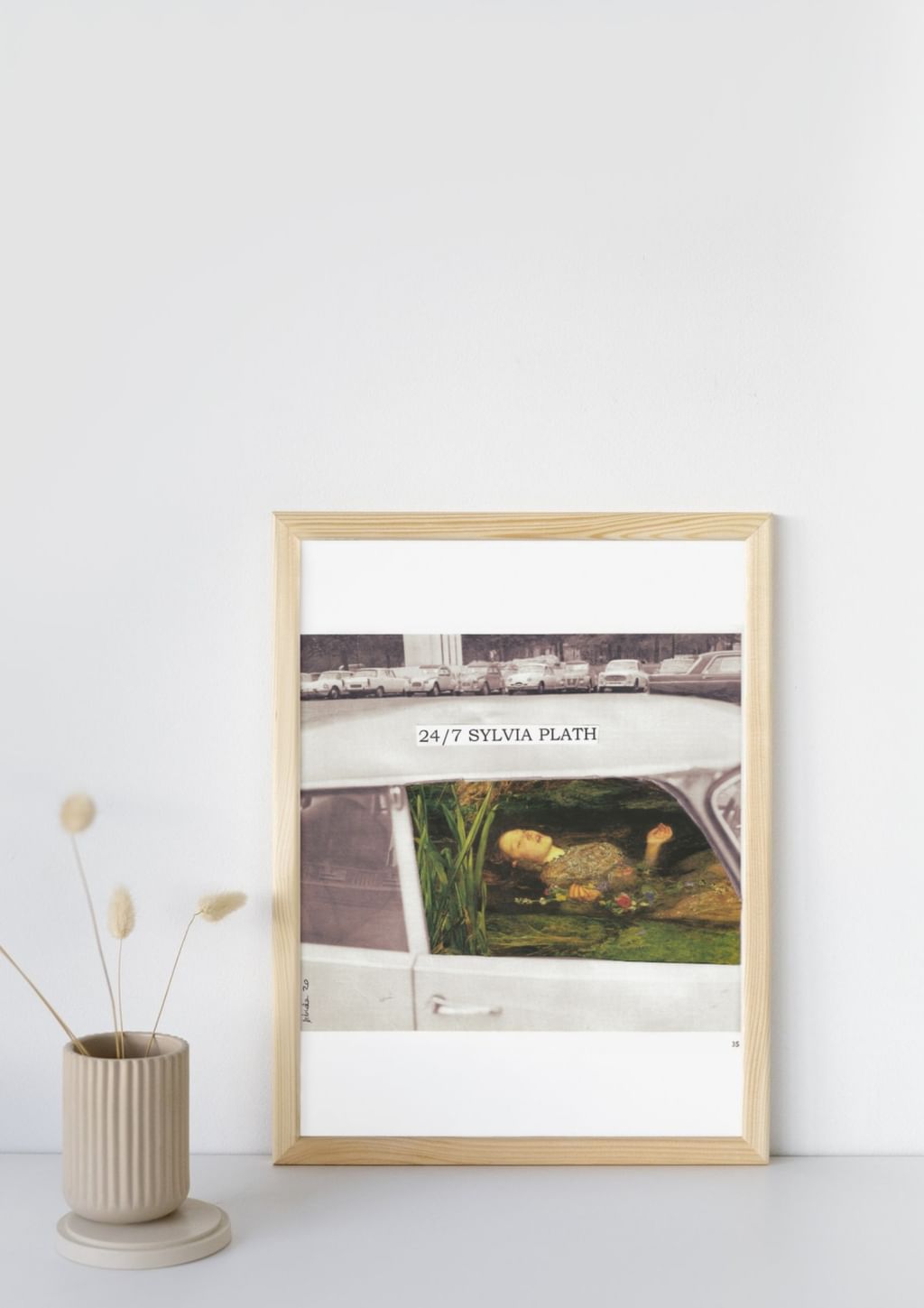 Plakat 24/7 SYLVIA PLATH