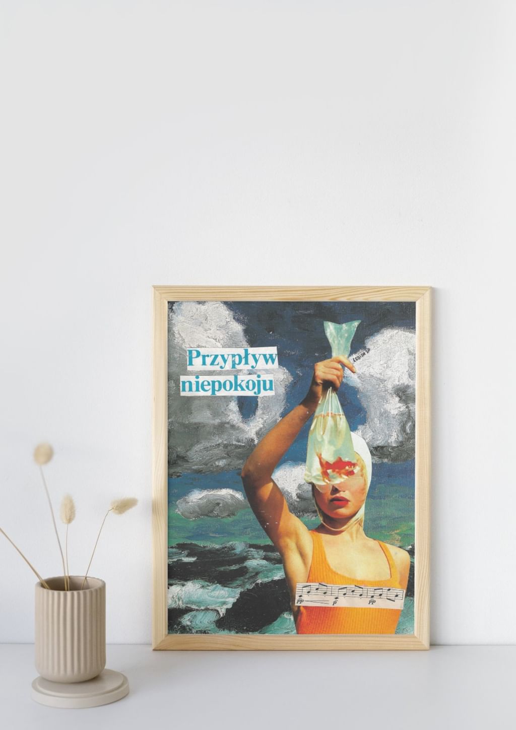 Plakat PRZYPŁYW NIEPOKOJU 