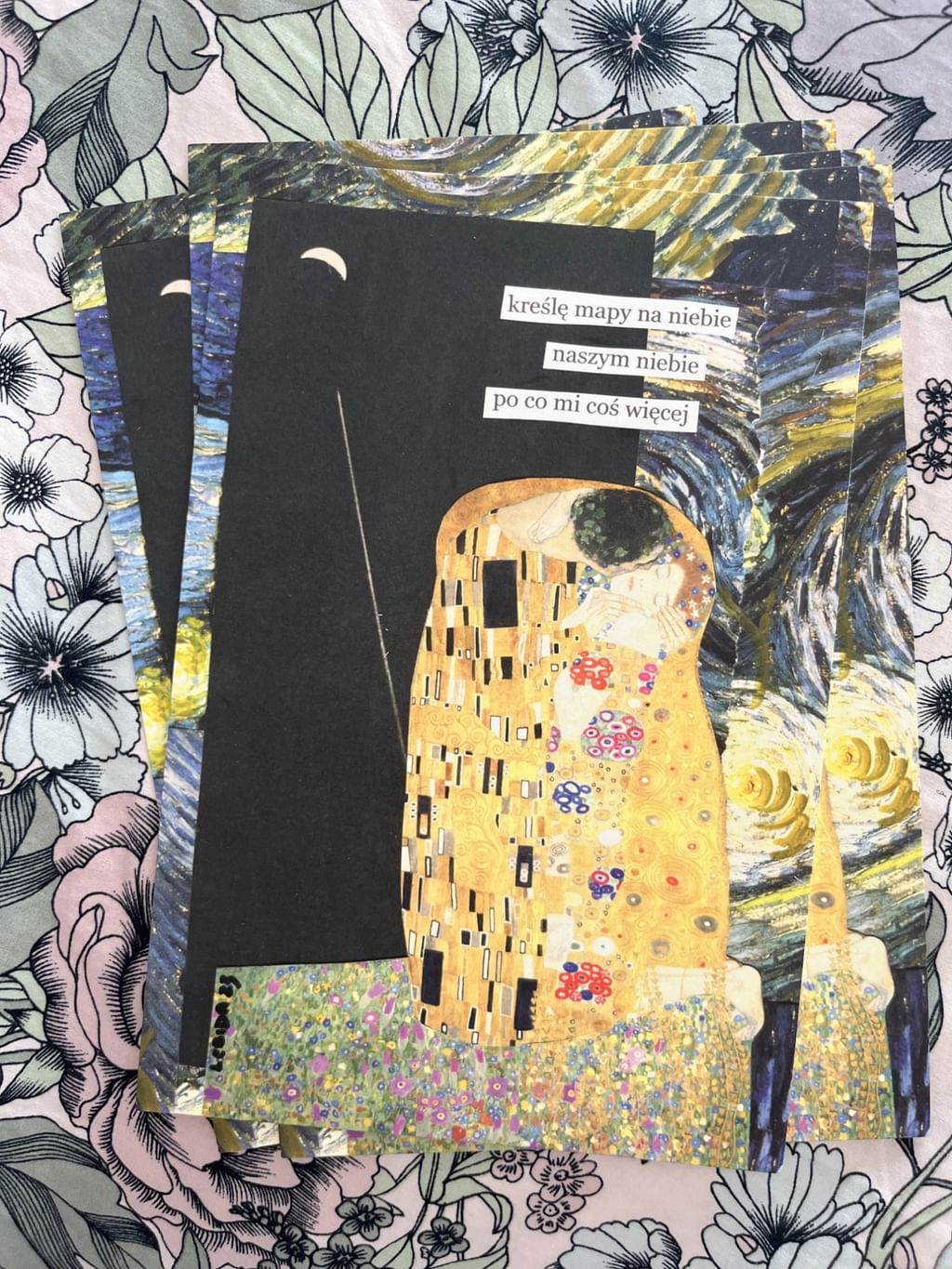 Wydruk Art Mat 15 x 23 cm MAPY GWIAZD