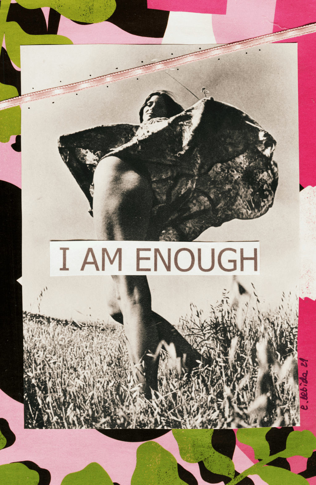Wydruk Art Mat 15 x 23 cm I AM ENOUGH