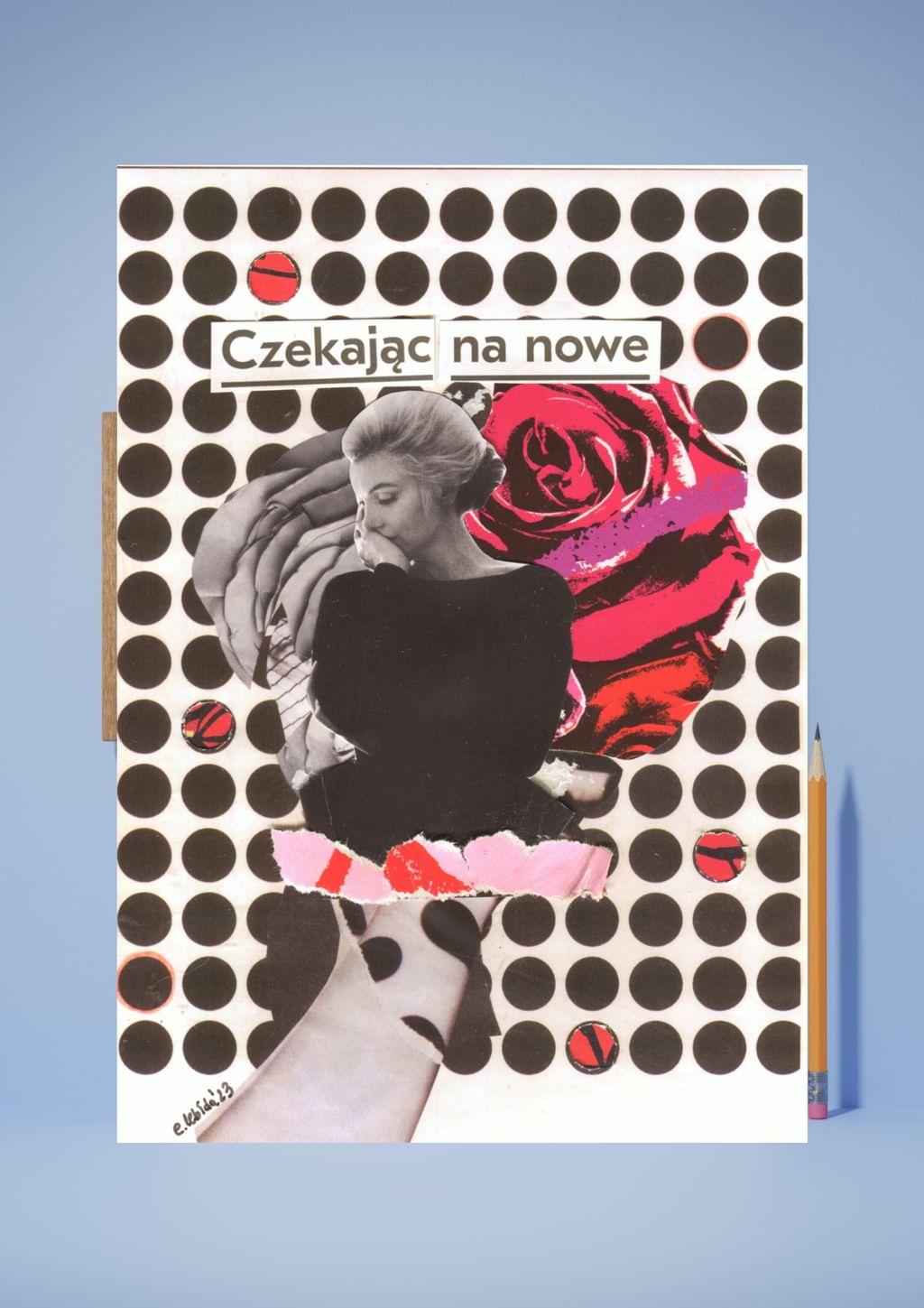 Plakat CZEKAJĄC NA NOWE
