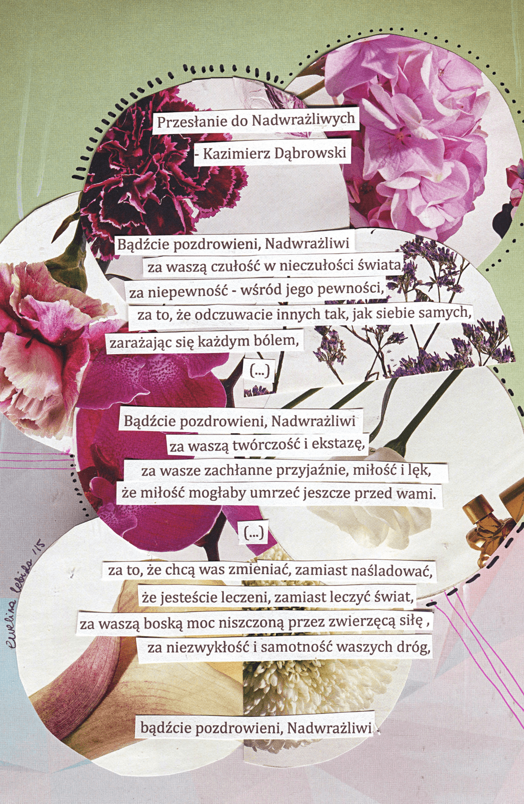 Wydruk Art Mat 15 x 23 cm NADWRAŻLIWI