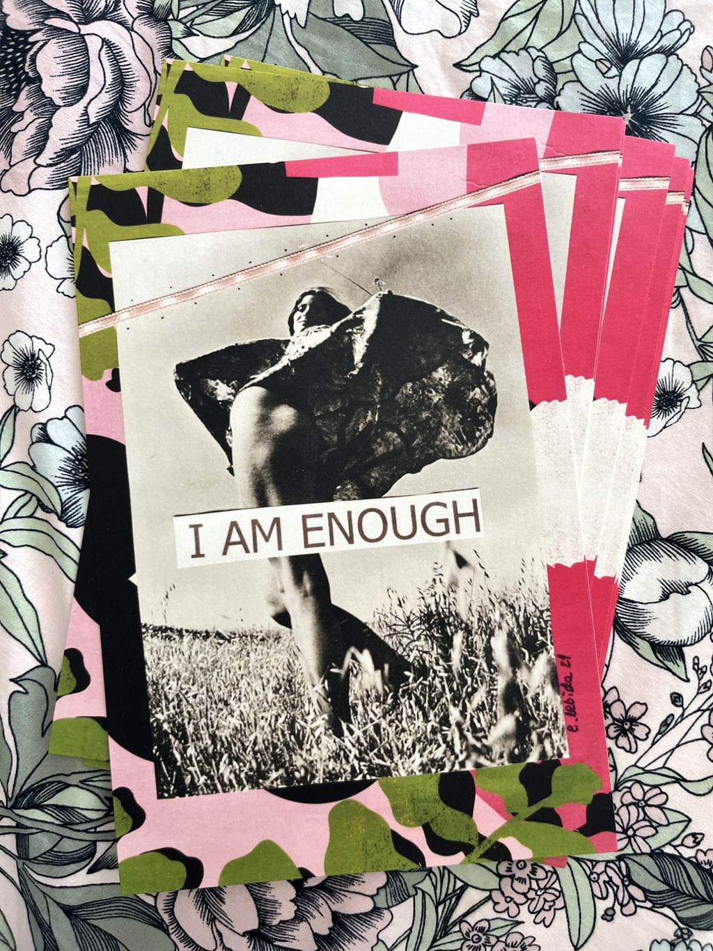 Wydruk Art Mat 15 x 23 cm I AM ENOUGH