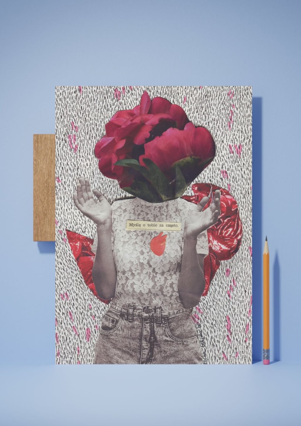 Plakat MYŚLĘ O TOBIE 