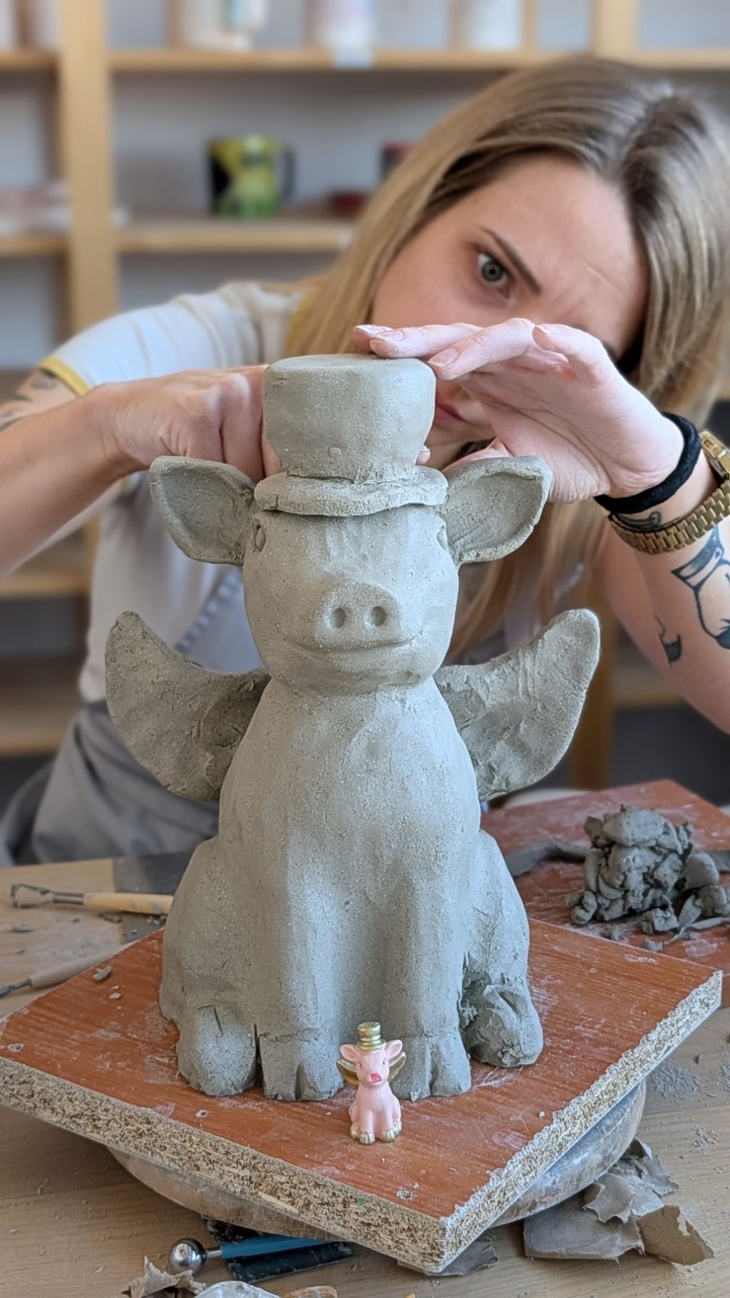 WARSZTATY RZEŹBIARSKIE - KIELCE - WYPALACIA 