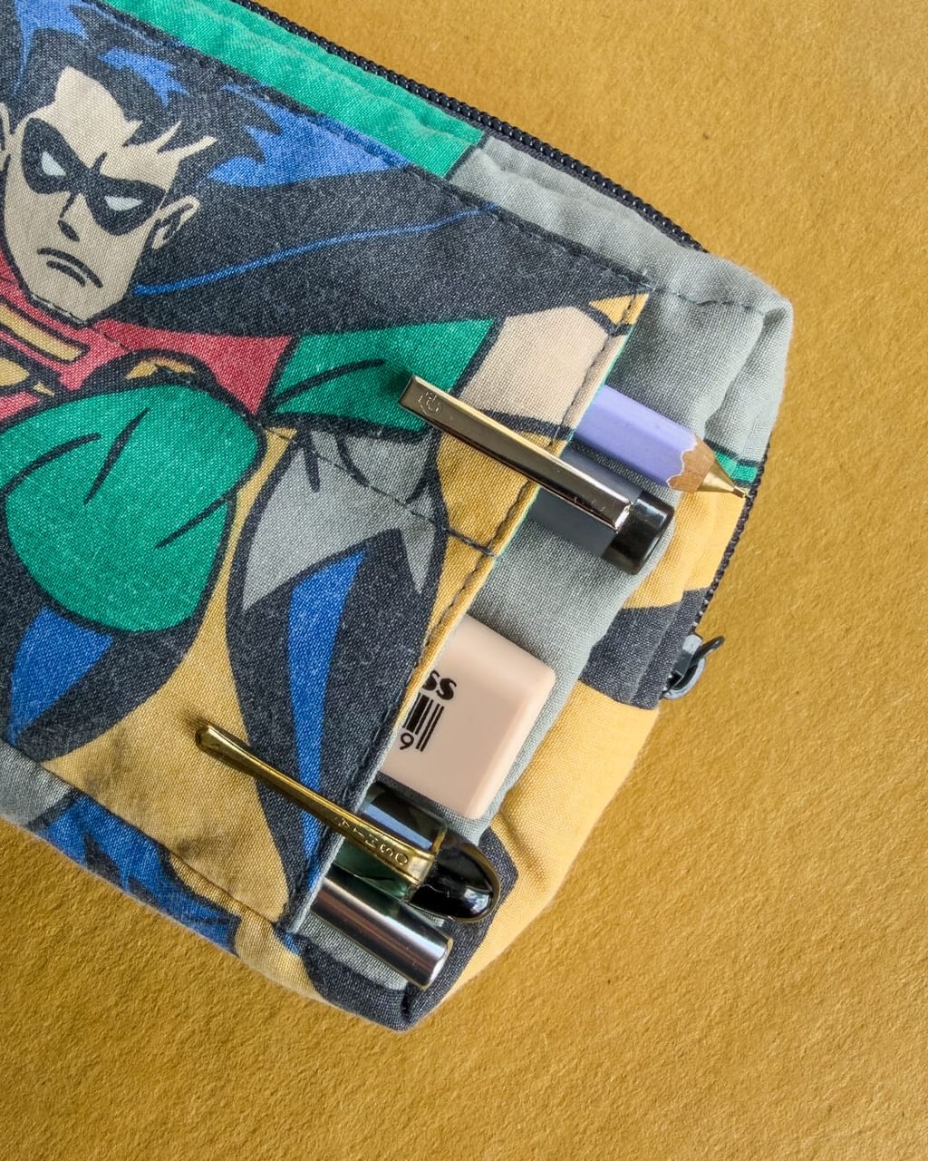 Średni Piórnik Batman i Robin | Upcykling