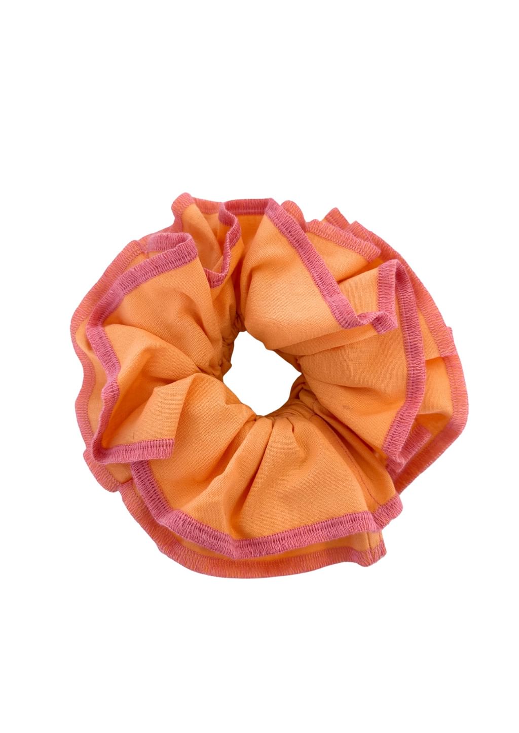 Scrunchie duża brzoskwiniowa