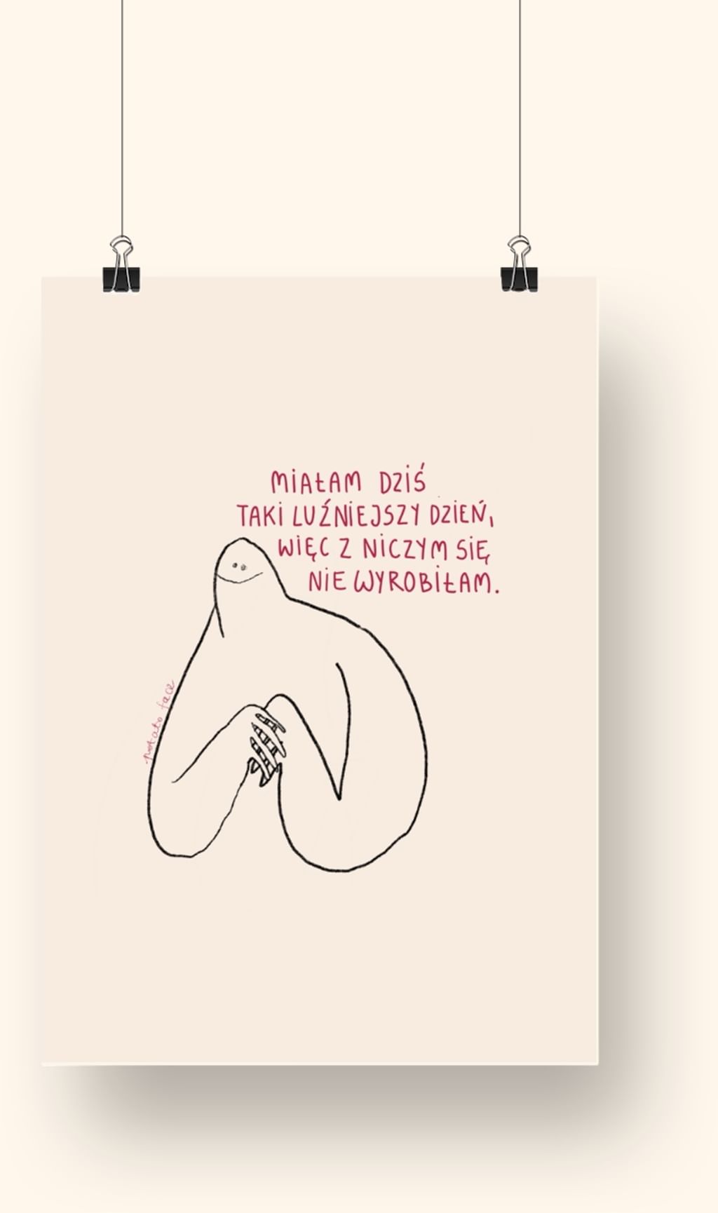 Pocztówka Luźniejszy dzień