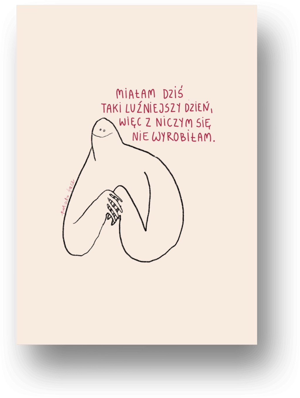 Plakat Luźniejszy dzień