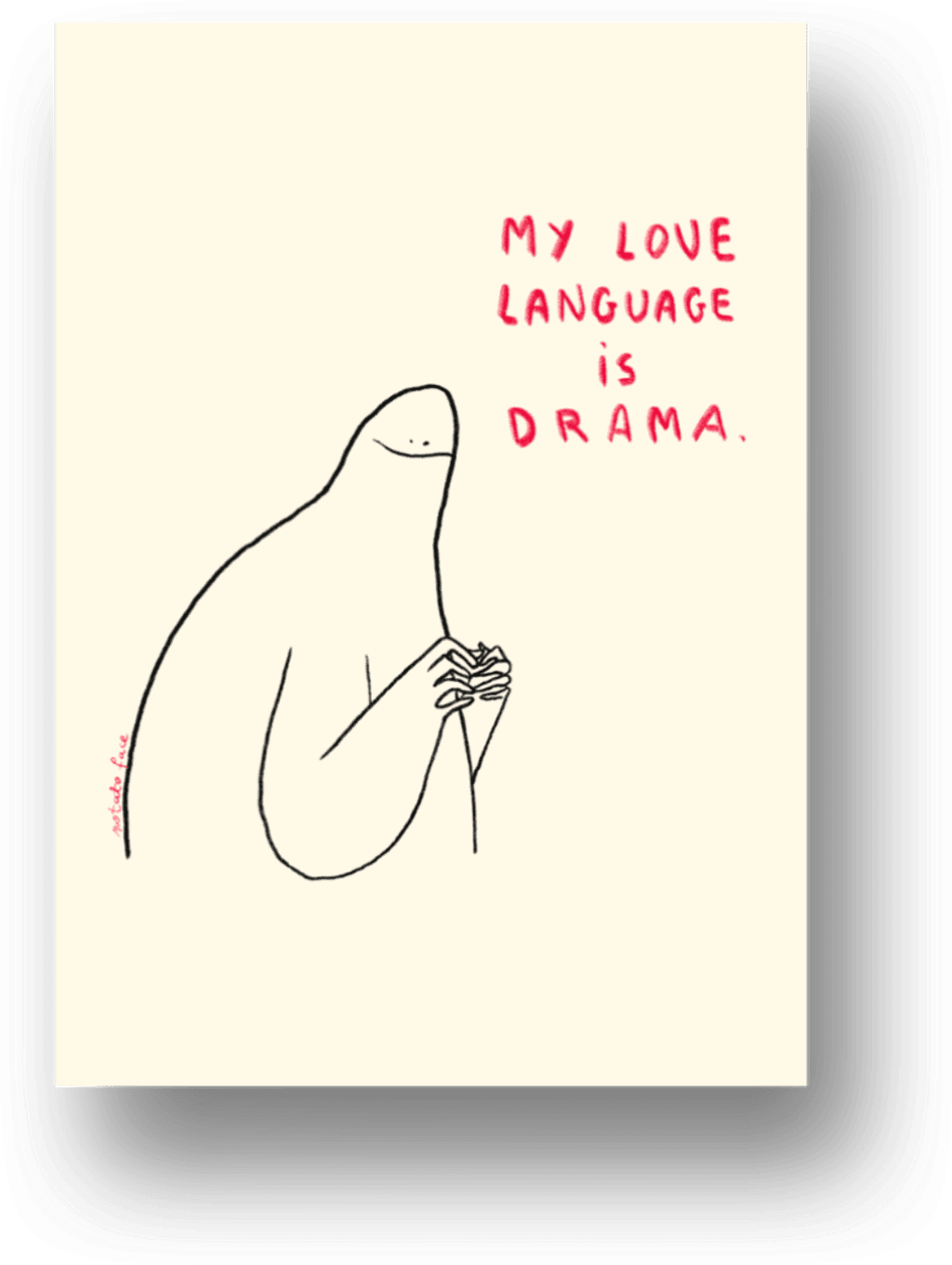 Plakat Love language