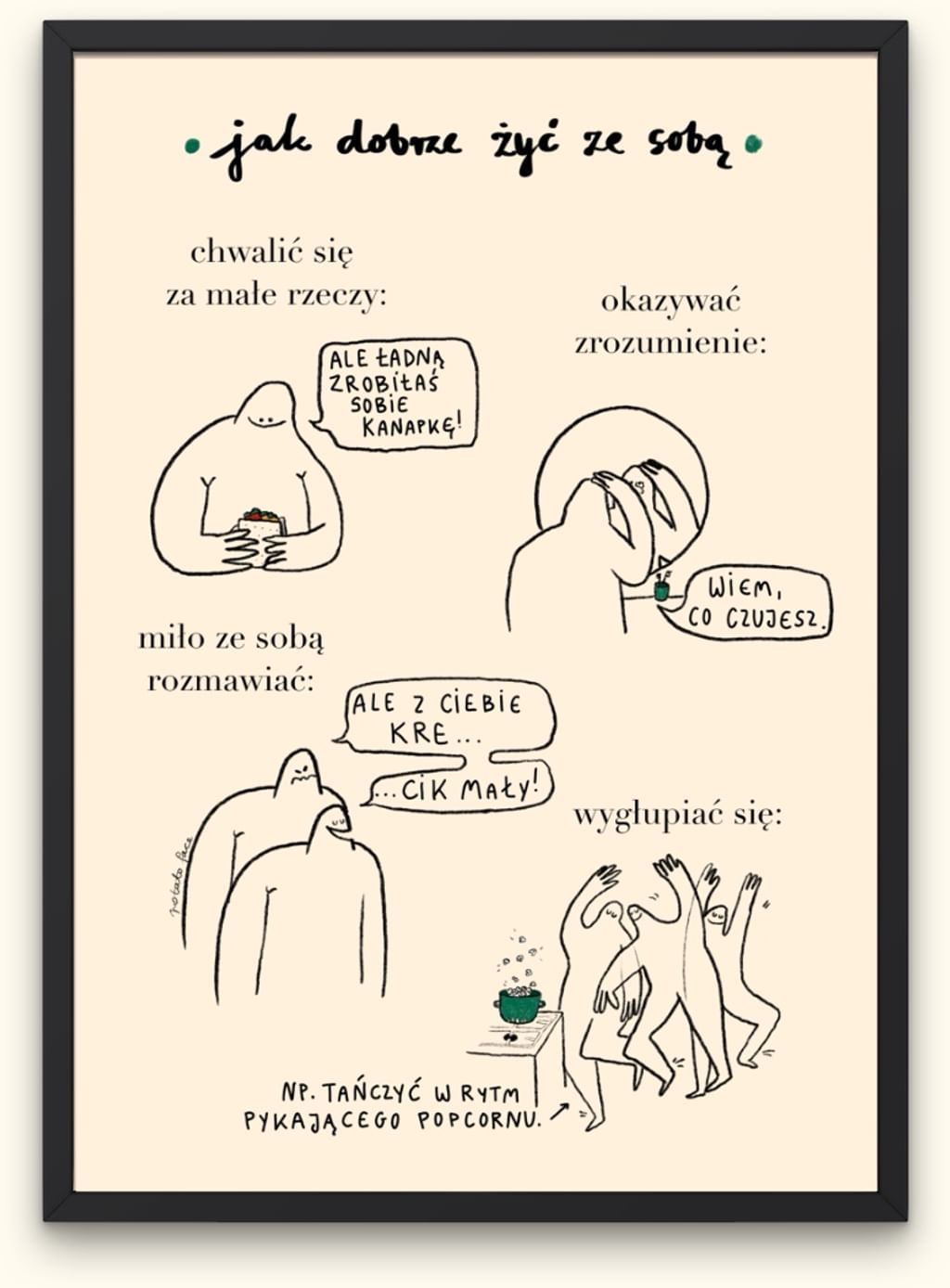 Plakat Jak dobrze żyć