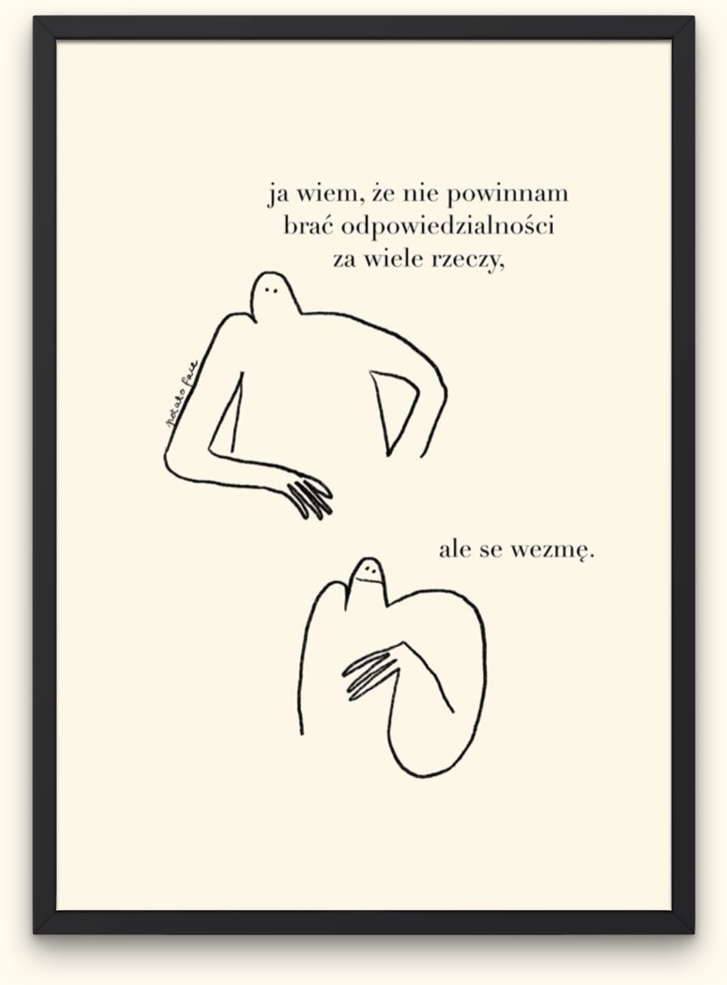 Plakat Ale se wezmę