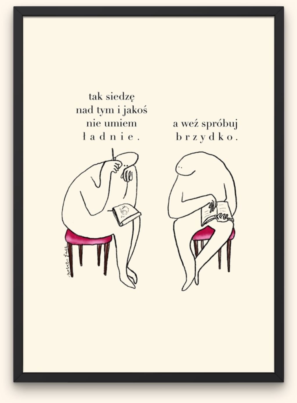 Plakat Brzydko