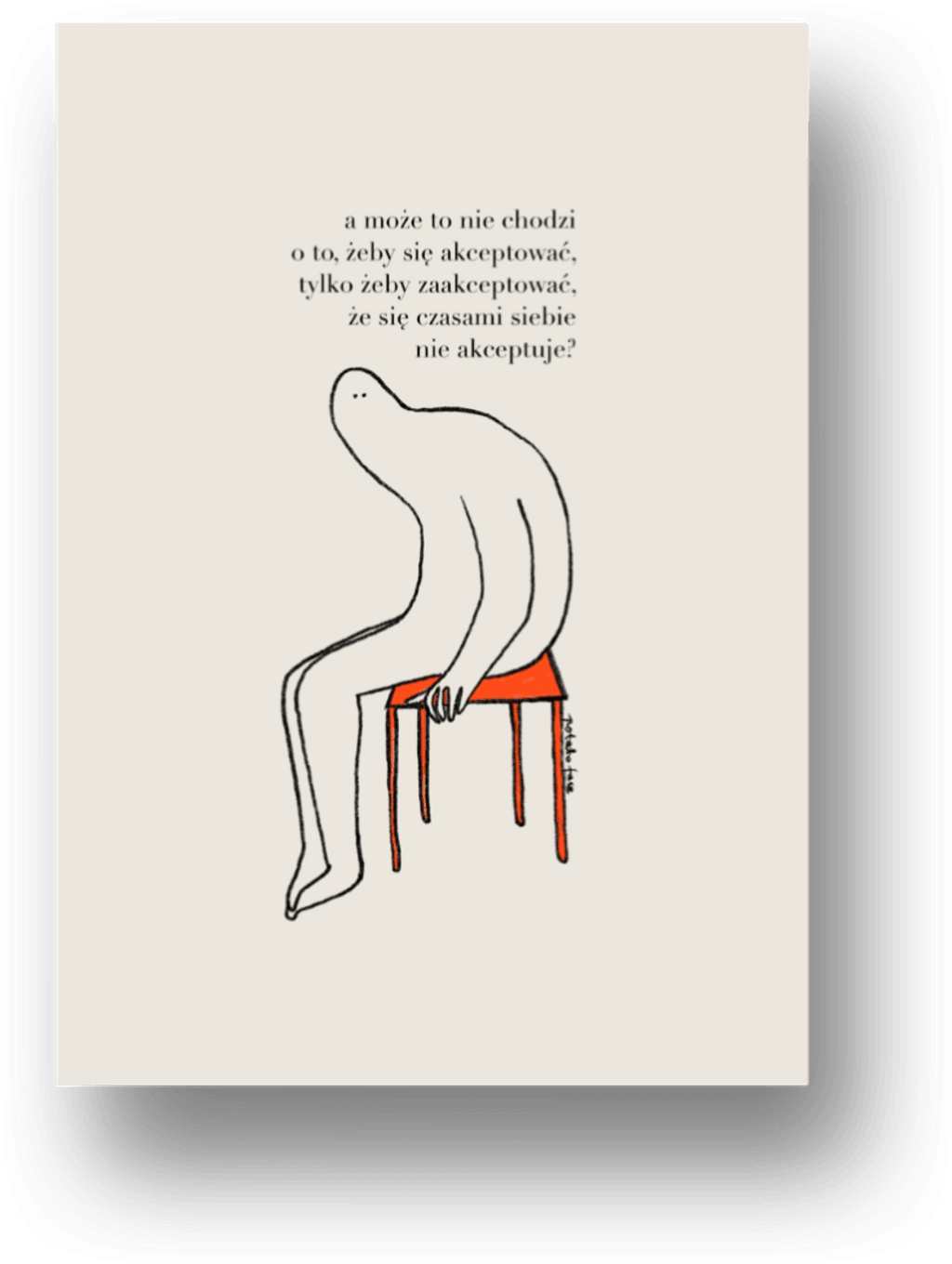 Plakat Akceptacja