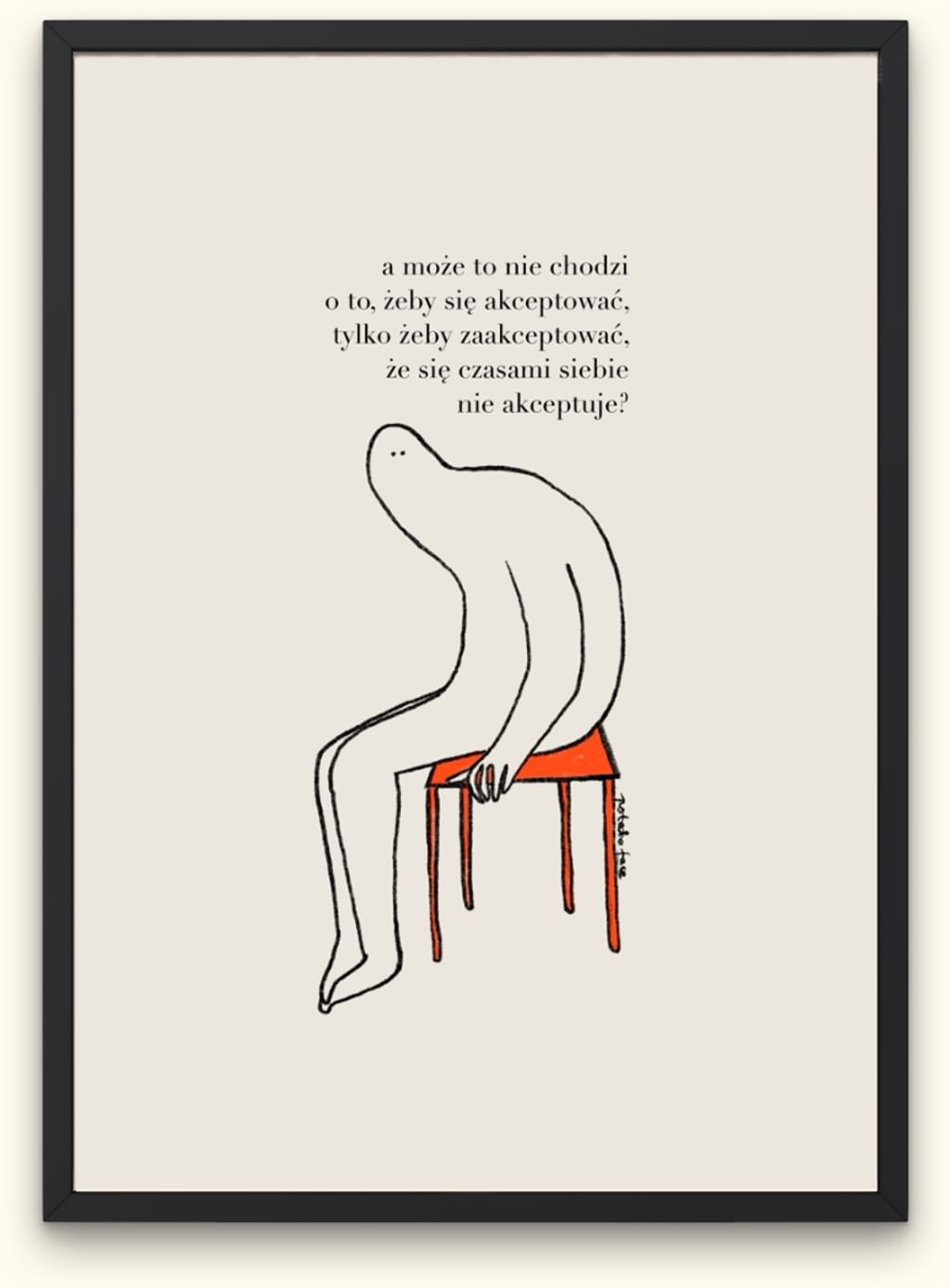 Plakat Akceptacja