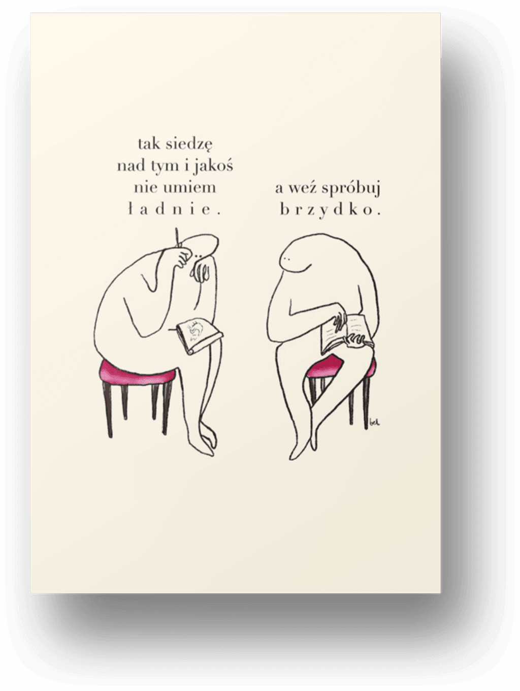 Plakat Brzydko