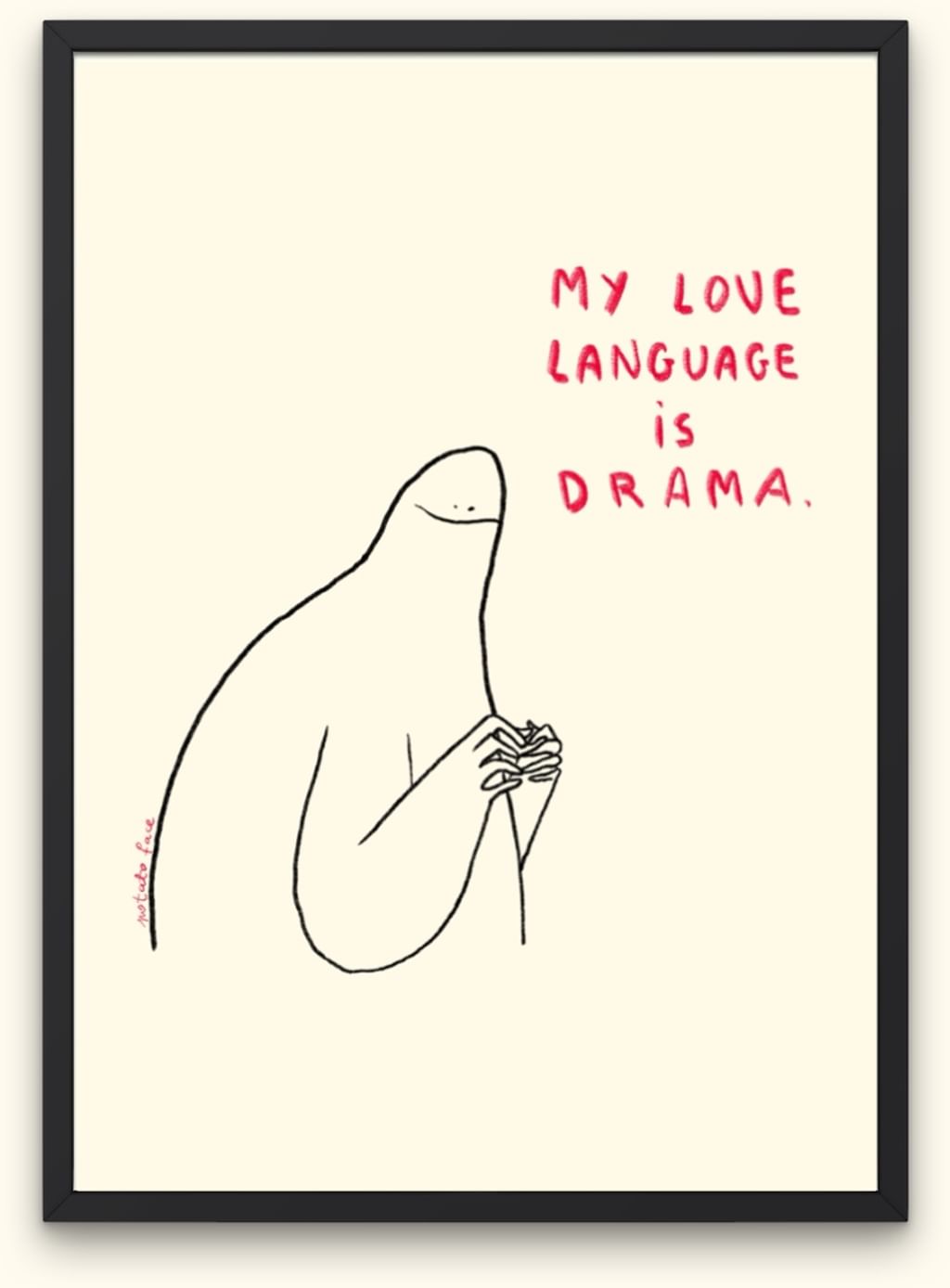 Plakat Love language