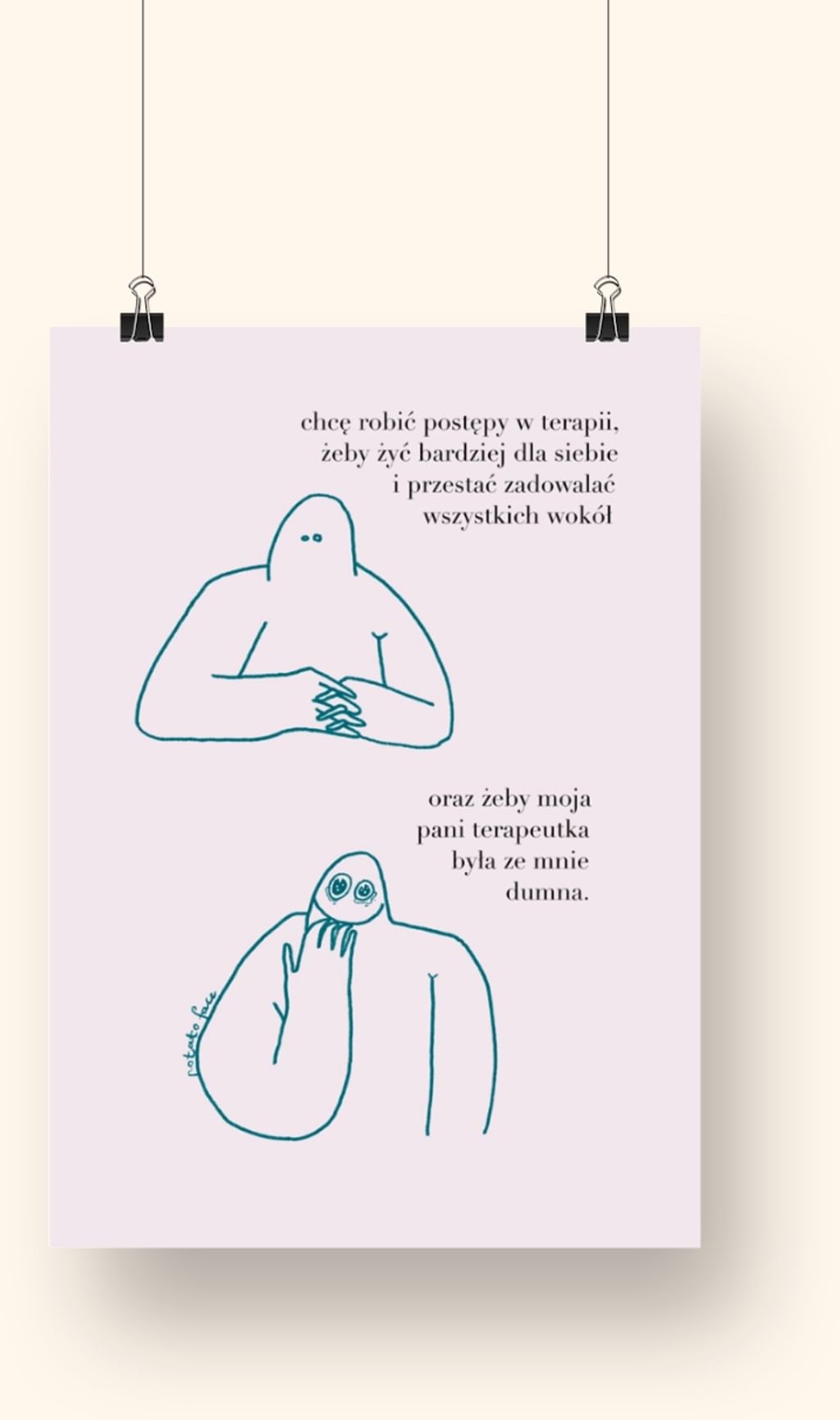 Pocztówka Dla terapeutki
