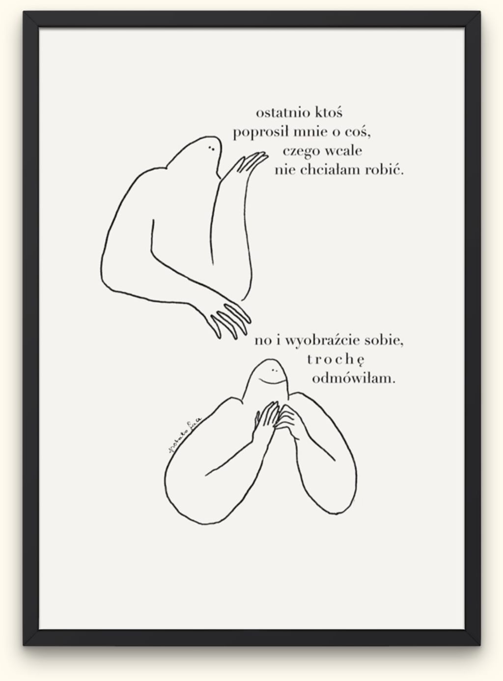 Plakat Trochę odmówiłam