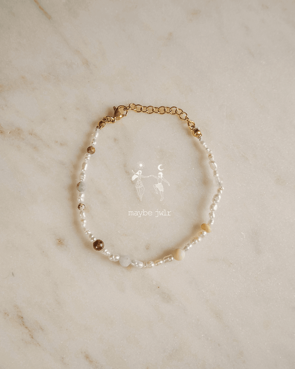 Bransoletka z małych nieregularnych pereł