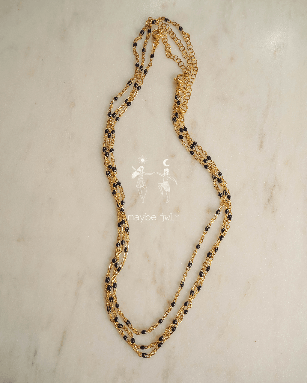 Łańcuszek choker z kuleczkami