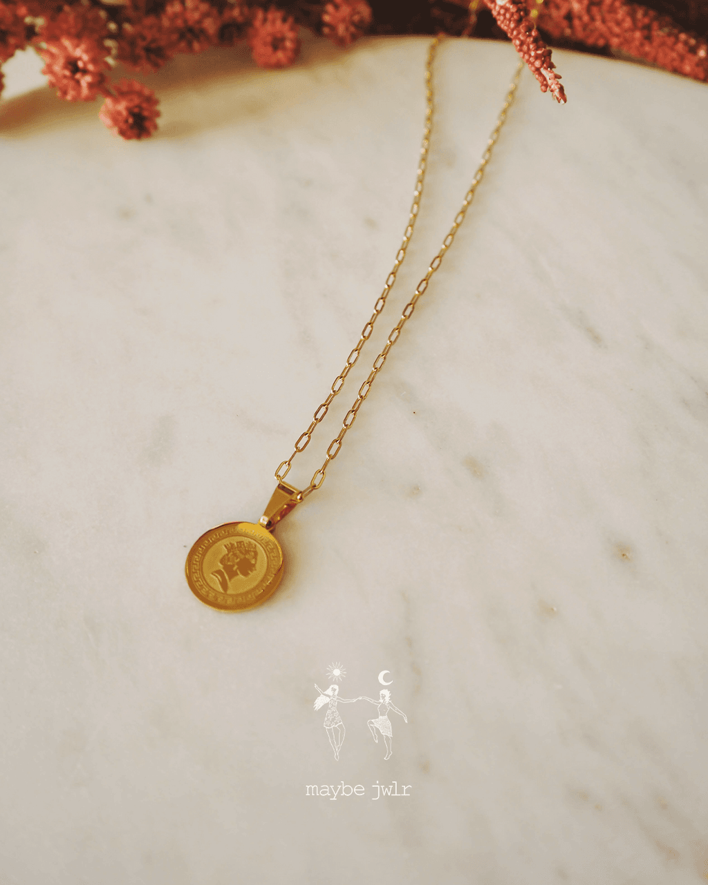 Łańcuszek z monetą