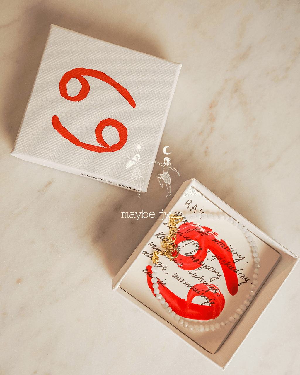 Bransoletka zodiakalna Rak