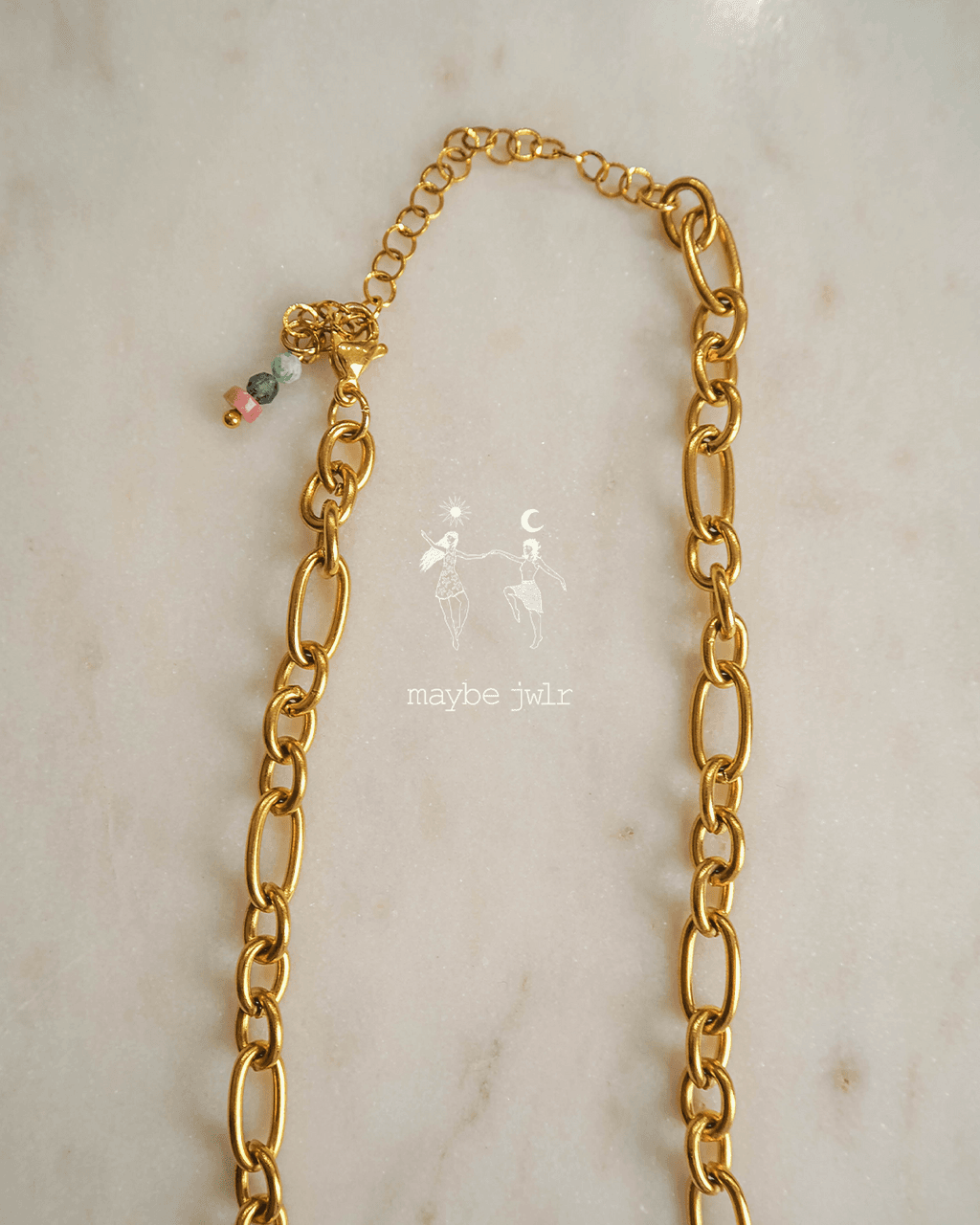 Łańcuch z dużymi ogniwami mieszanymi