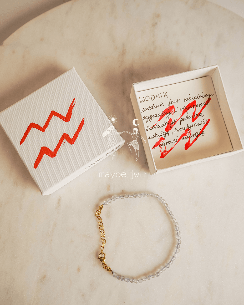 Bransoletka zodiakalna Wodnik