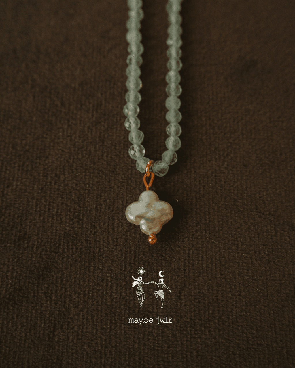 Naszyjnik z akwamarynów