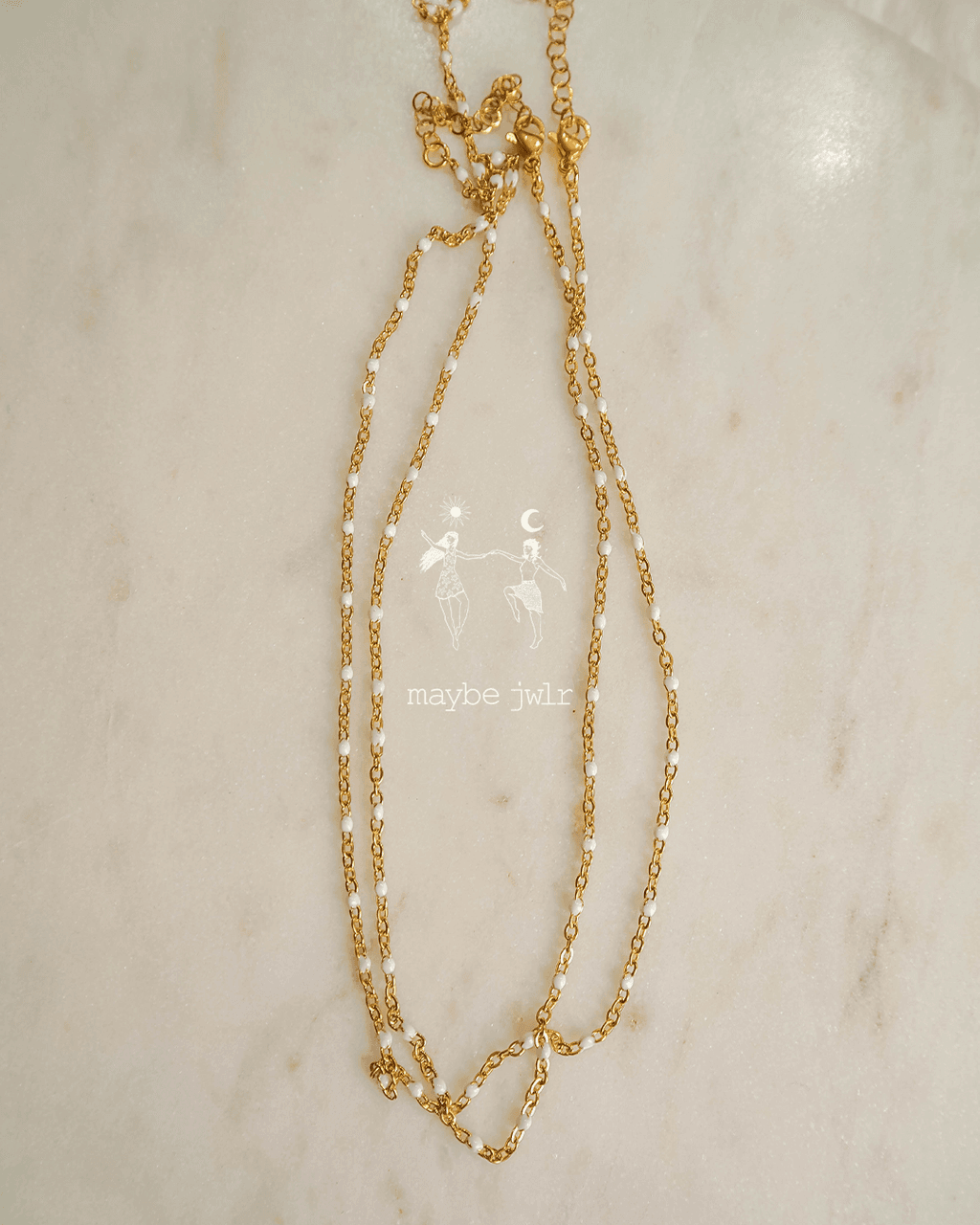 Łańcuszek choker z kuleczkami