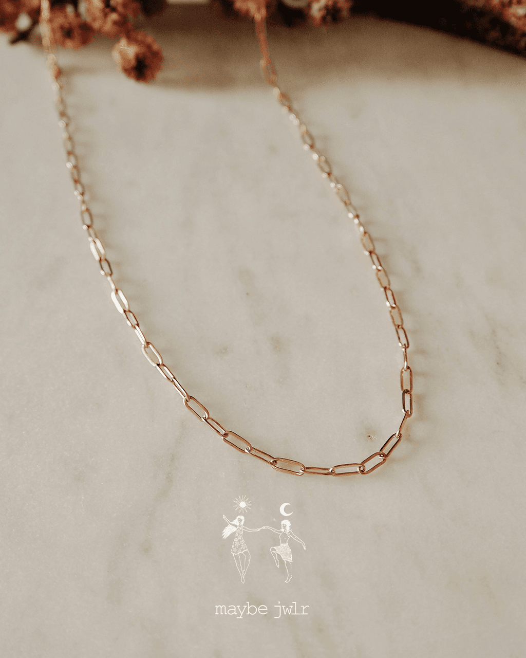 Naszyjnik Spinacz mini