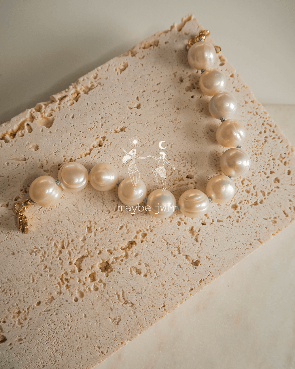 Bransoletka z pereł barokowych