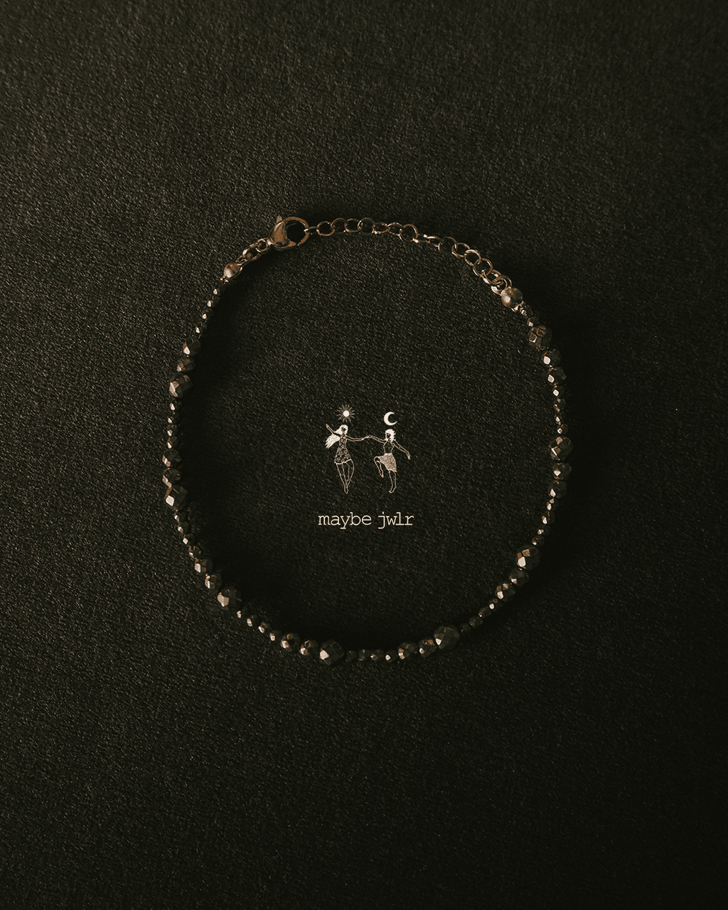 Bransoletka Brownie z błyszczących hematytów