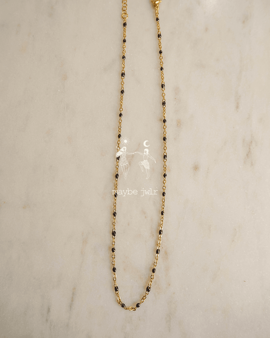 Łańcuszek choker z kuleczkami