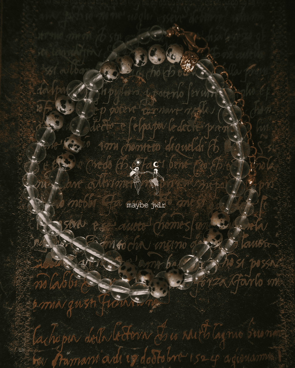 Naszyjnik z kryształów górskich