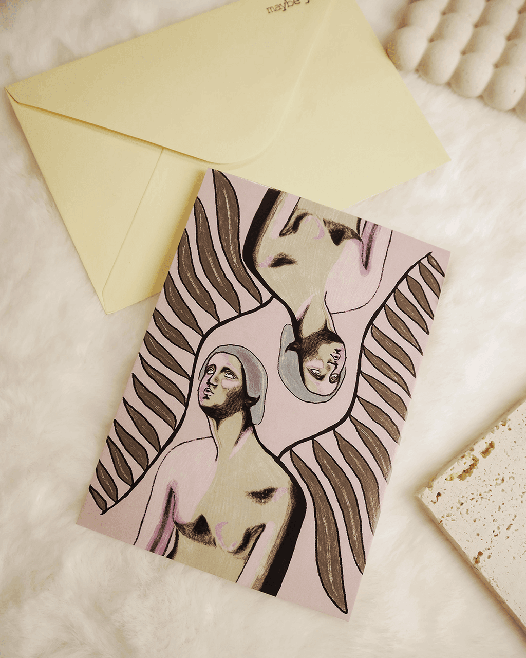 Pocztówka Ilustracja Skrzydła