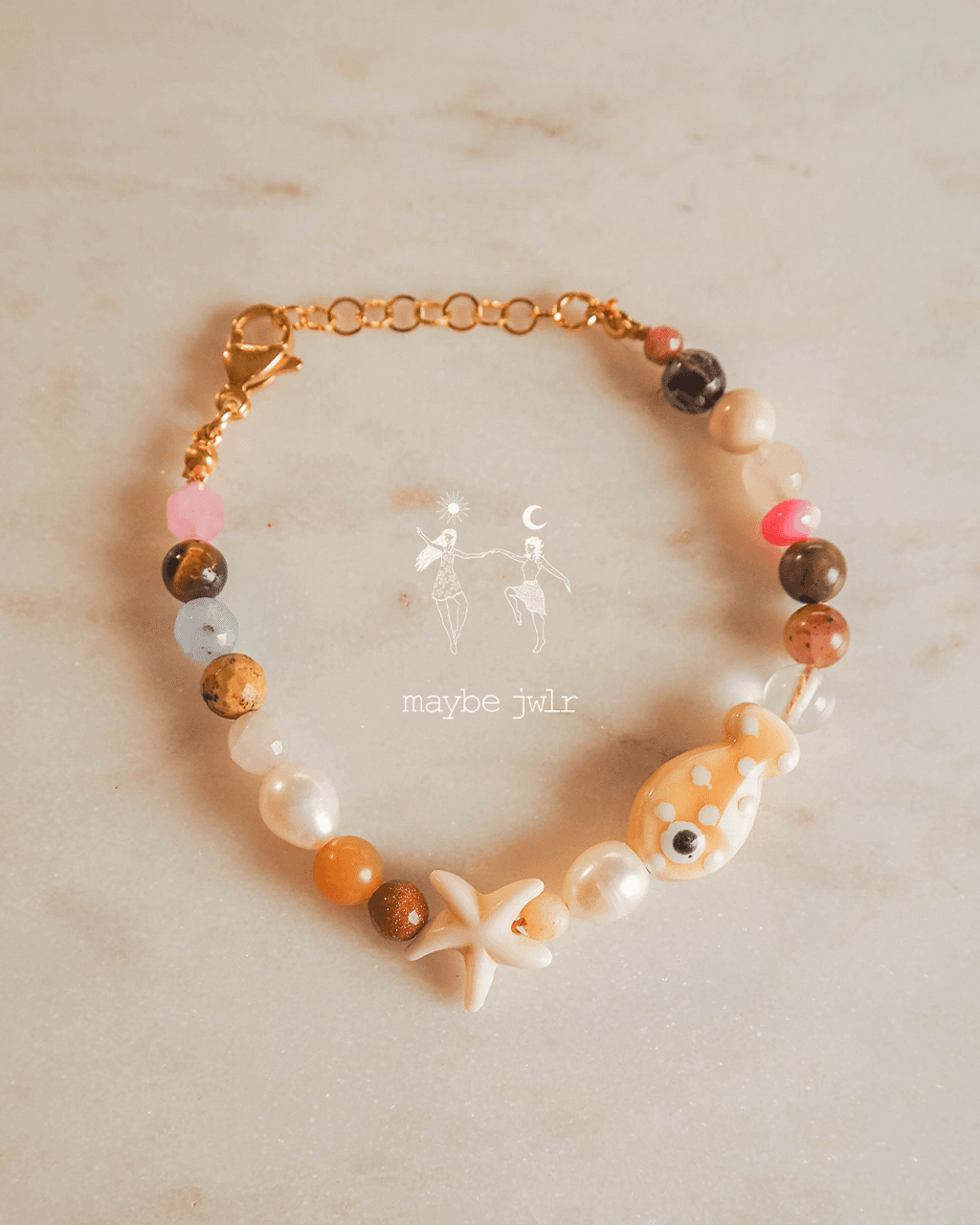 Bransoletka z rozgwiazdą i rybką Funky Bohema