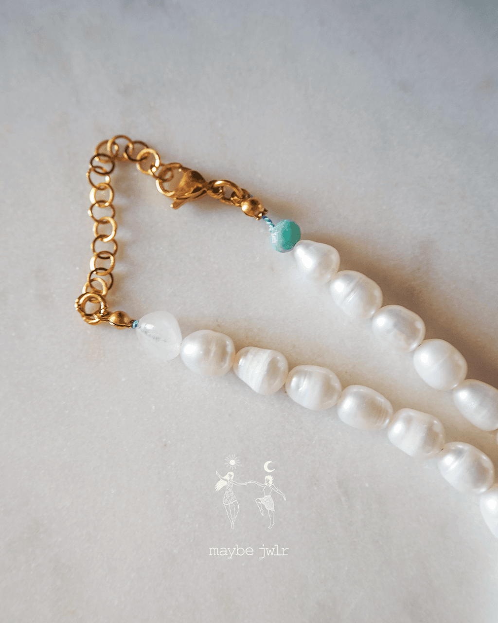  Naszyjnik Winogrono z pereł i koralików