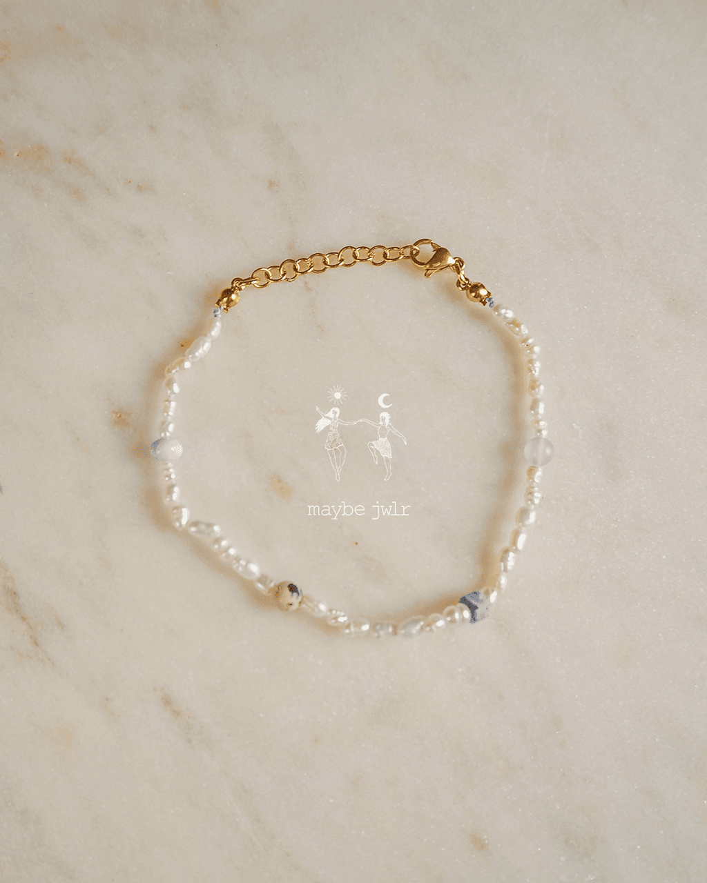 Bransoletka z małych nieregularnych pereł