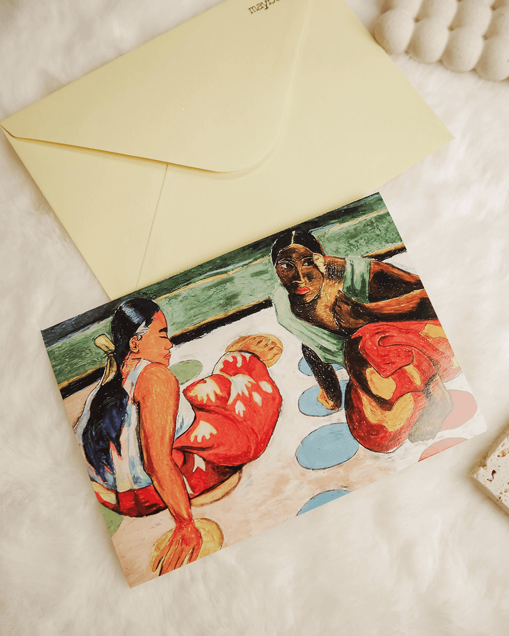 Pocztówka Ilustracja Kobiety z Tahiti