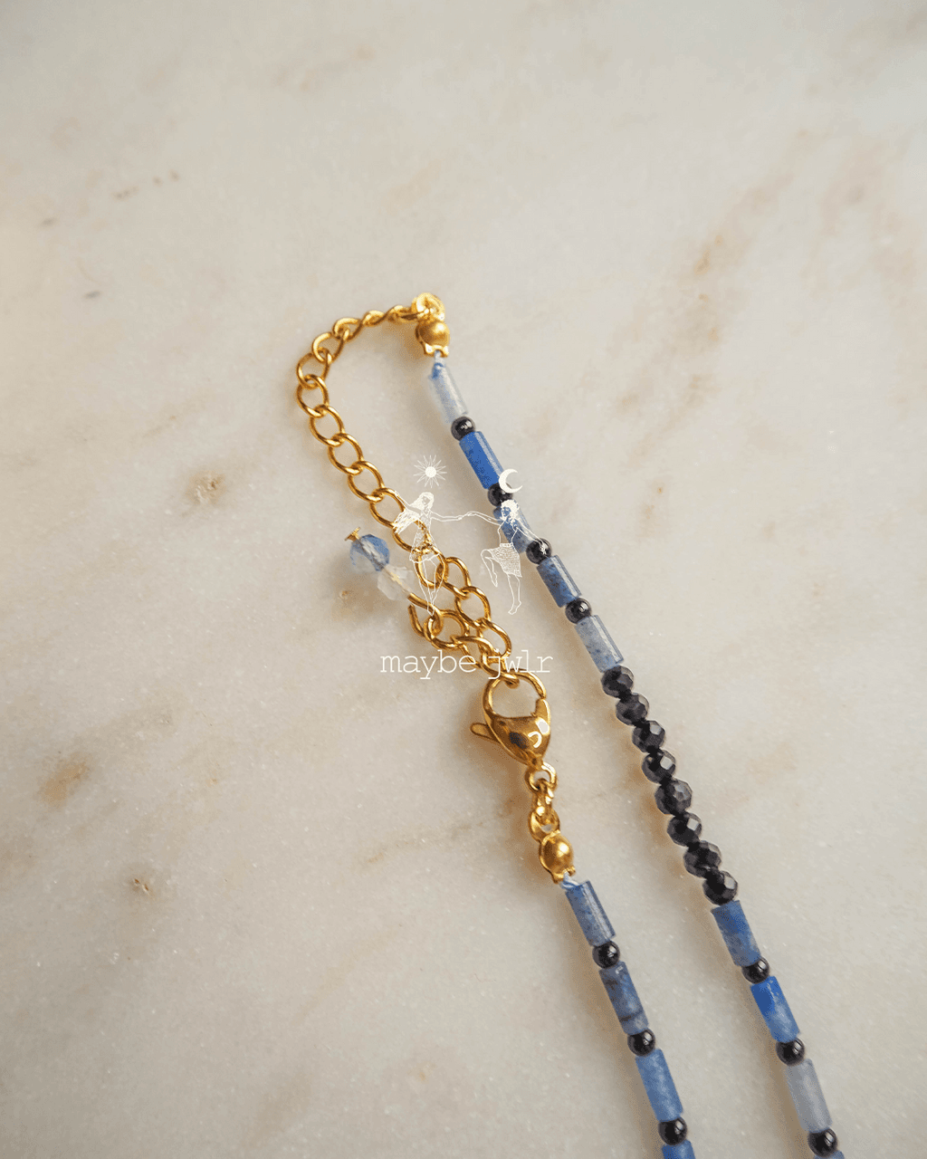 Chabrowy naszyjnik z kamieni