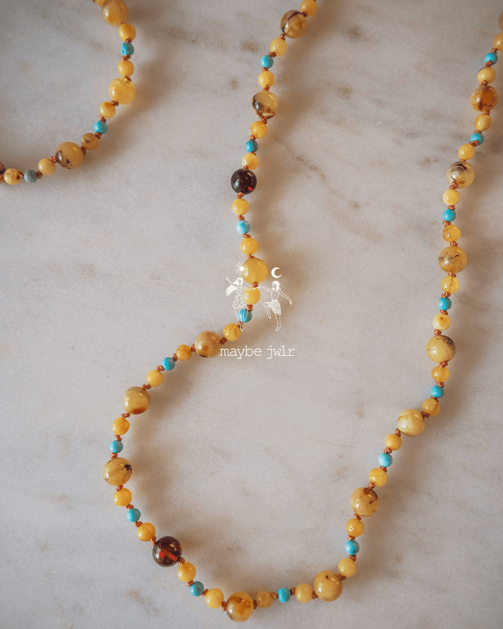 naszyjnik i bransoletka z kamieni naturalnych 