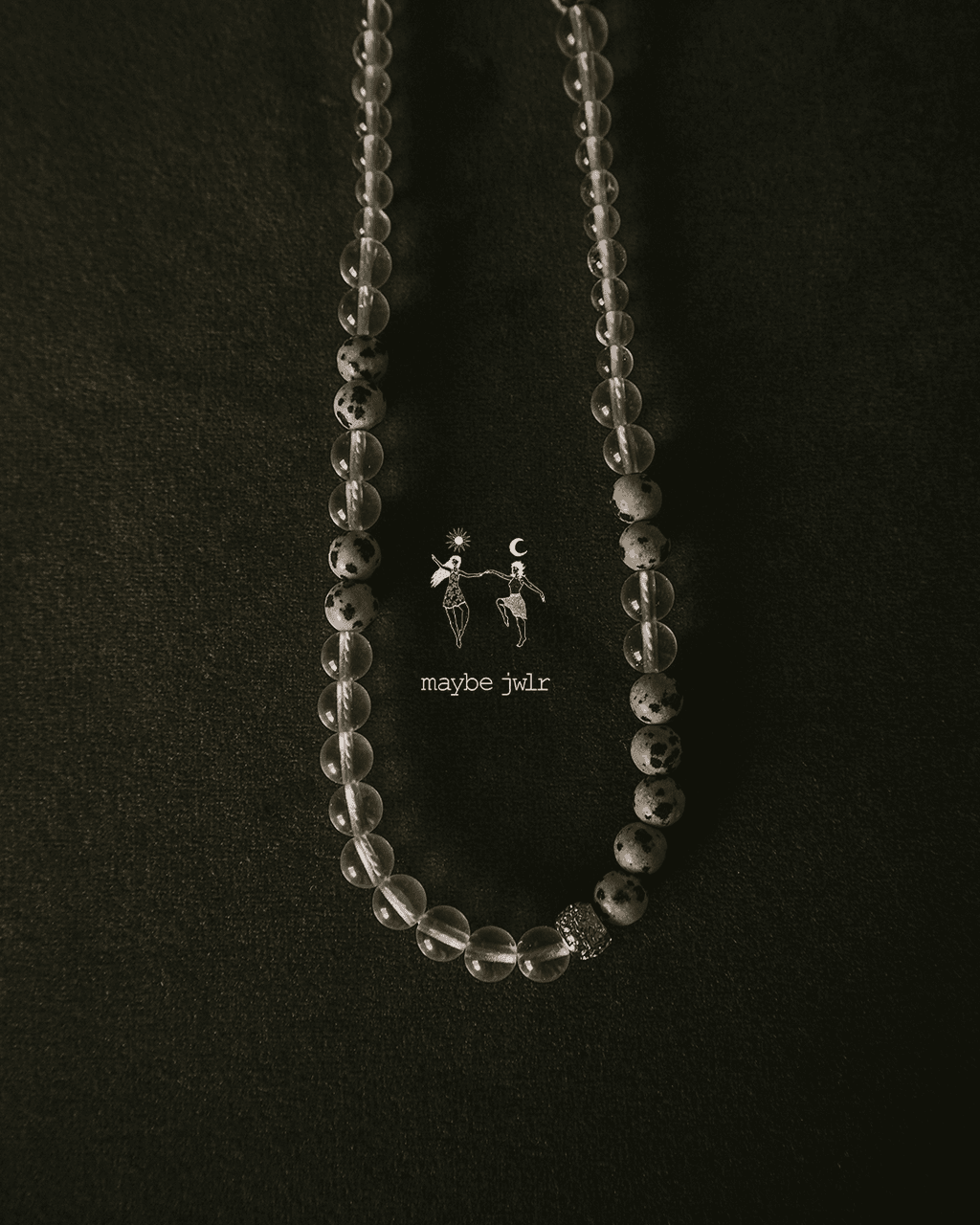 Naszyjnik z kryształów górskich