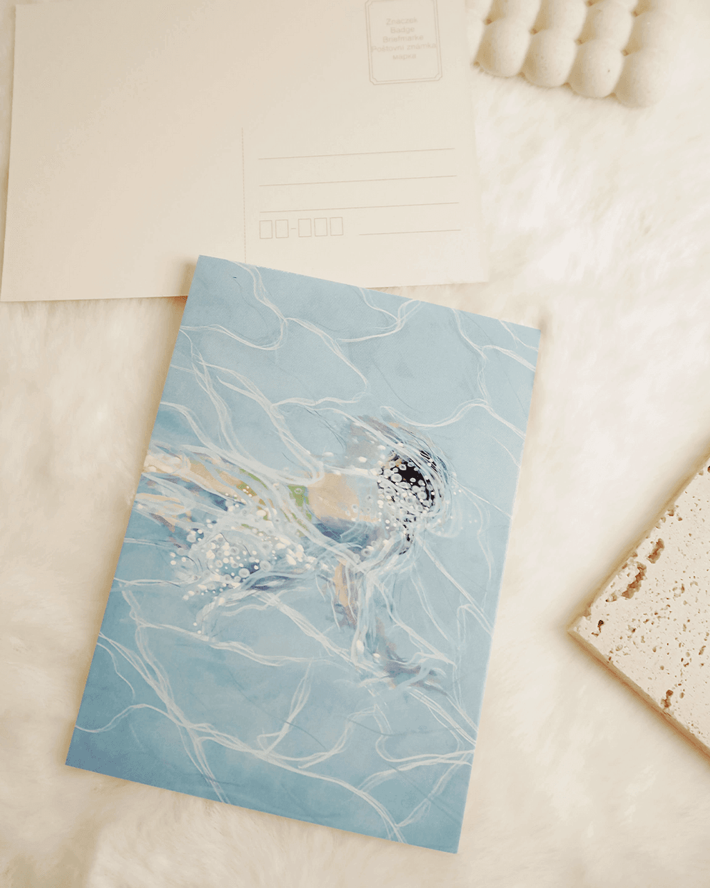 Pocztówka Ilustracja Basen