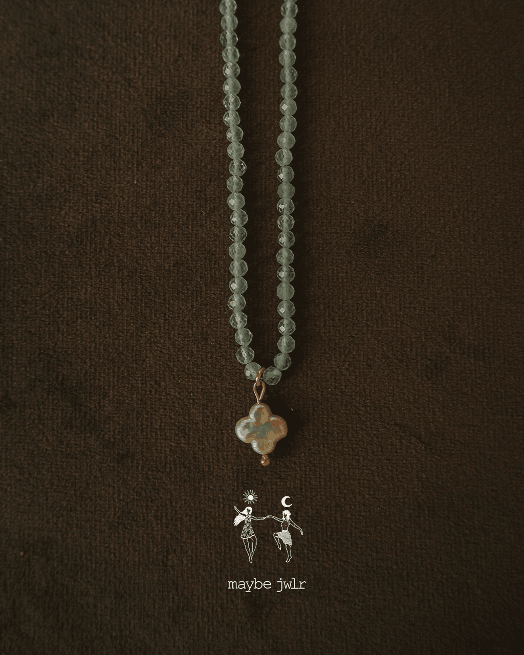 Naszyjnik z akwamarynów