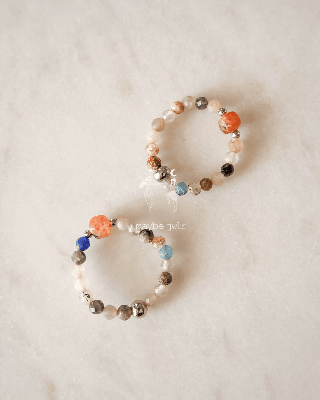 Galaxy pierścionek z kamieniem